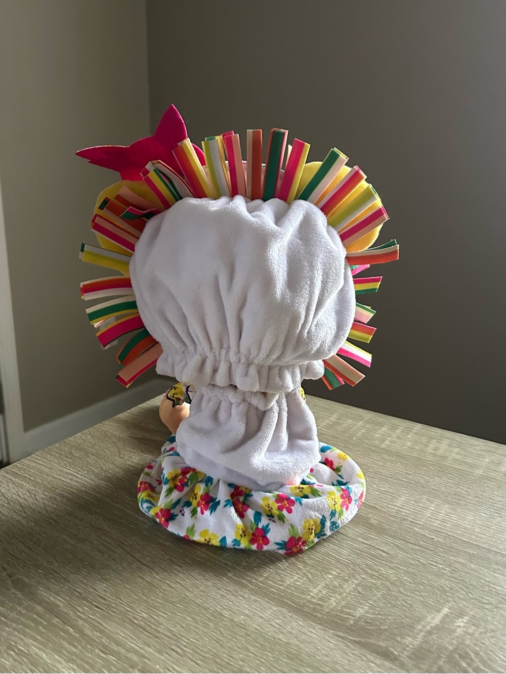 NWOT … Multicolor “Floral” Plush Doll - Picture 2 of 2